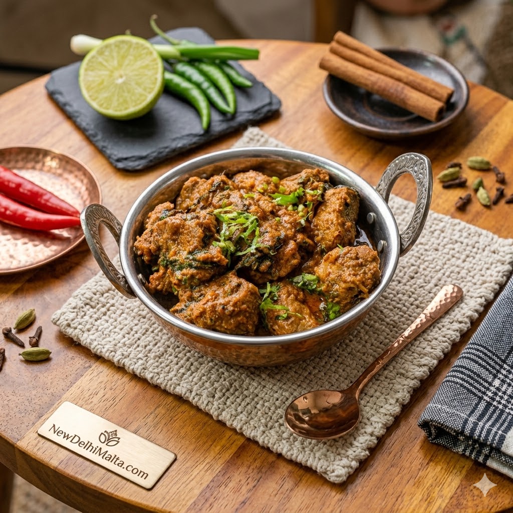 Beef Bhuna Indian halal food Malta
