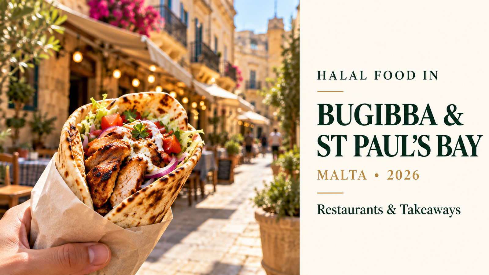 Halal Food in Bugibba and St pauls Bay