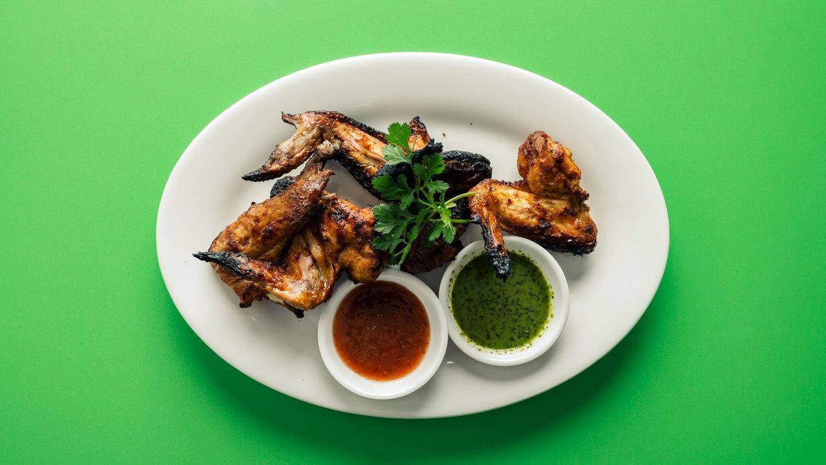 Pakistani BBQ Platter at Chaska Point Qormi — Seekh Kebab, Chicken Tikka and Chapli Kebab
