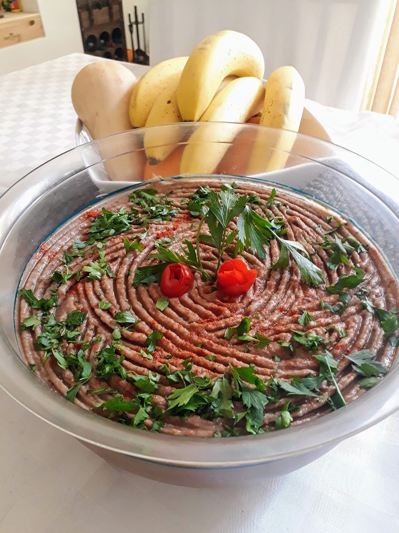 Bigilla — Maltese broad bean dip with olive oil and garlic