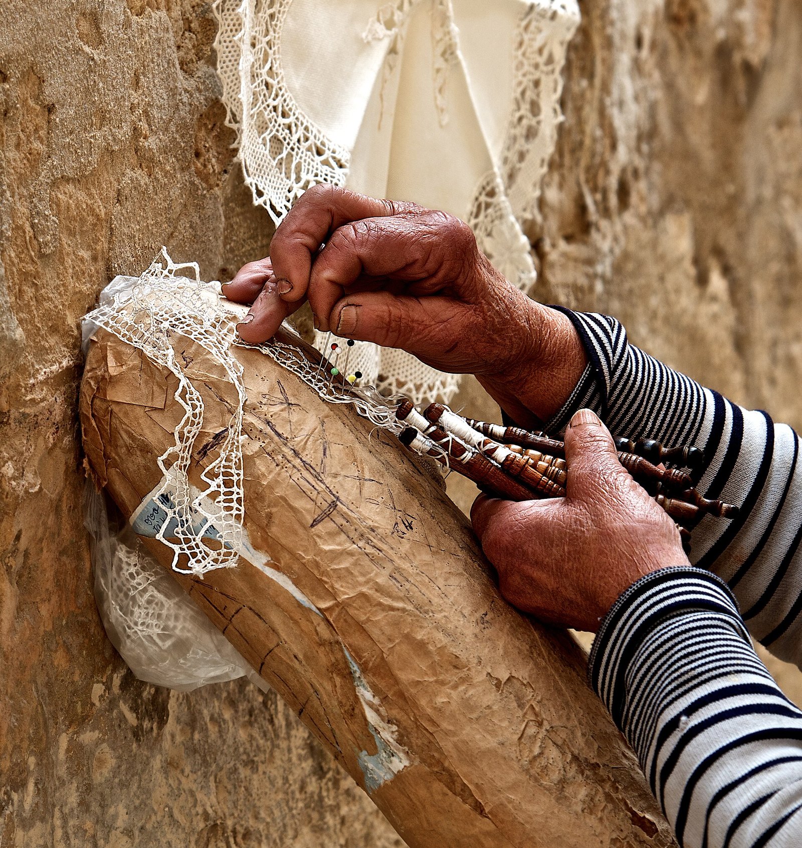 Gozo lace and Maltese handmade crafts