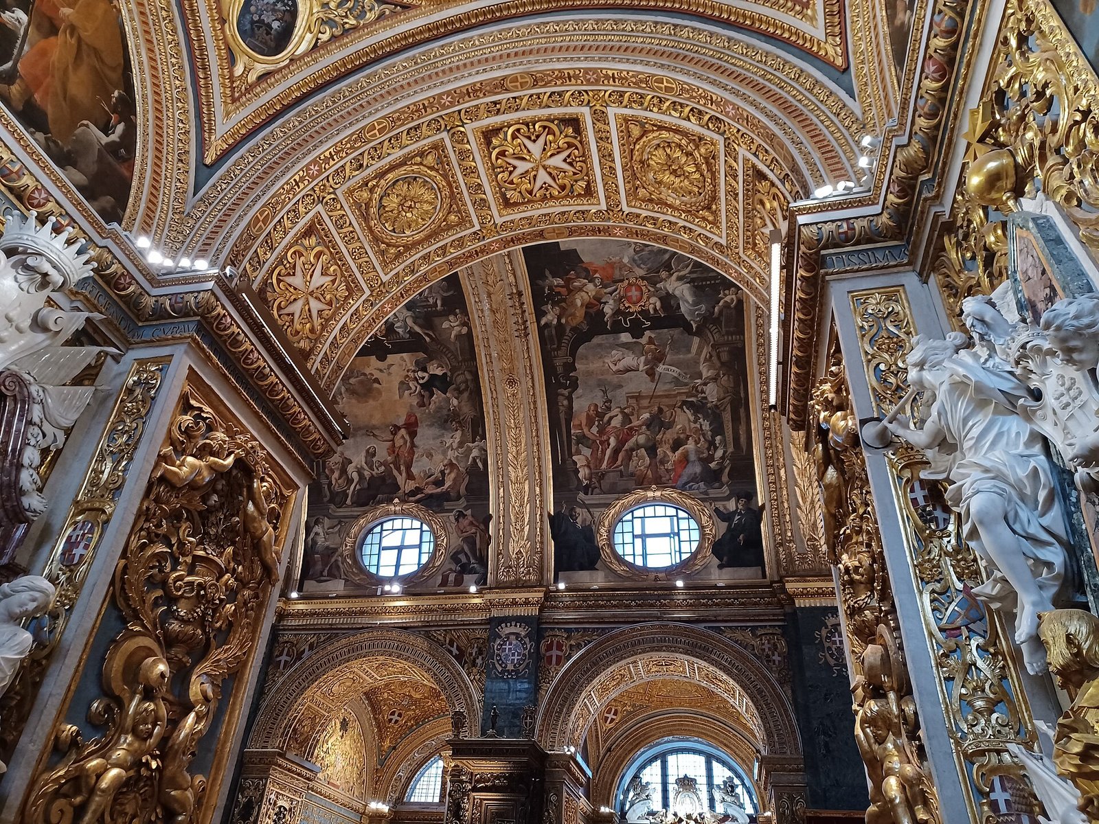 St John's Co-Cathedral interior, Valletta, Malta